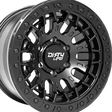 DIRTY LIFE DT-3 17X9 5x127 78.1 Hub -38 Offset Satin Black Wheel Rim