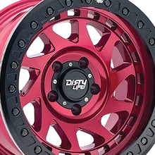 DIRTY LIFE ENIGMA RACE 17X9 6-135 87.1 Hub -12 Offset Red Wheel Rim