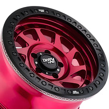 DIRTY LIFE ENIGMA RACE 17X9 6-139.7 106 Hub -12 Offset Red Wheel Rim