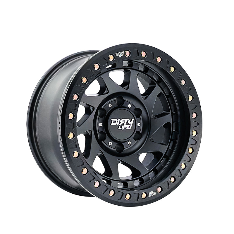 DIRTY LIFE ENIGMA RACE 17X9 6-135 87.1 Hub -12 Offset Black Wheel Rim