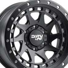DIRTY LIFE ENIGMA 17X9 6-139.7 106 Hub -12 Offset Black Wheel Rim