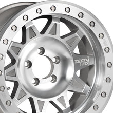 DIRTY LIFE ROADKILL RACE 14X7 4-156 131.1 Hub 13 Offset Silver Wheel Rim
