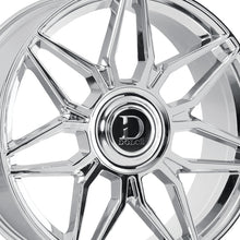 Dolce Luxury Verona 22x9.5 6x139.7 73.1 Hub 6.63 Offset Chrome Wheel Rim
