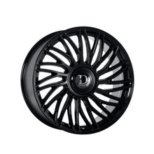 Dolce Luxury Sesto 22x9.5 6x139.7 73.1 Hub 6.63 Offset Glossy Black Wheel Rim