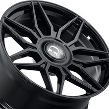Dolce Luxury Verona 22x9.5 6x139.7 73.1 Hub 6.63 Offset Glossy Black Wheel Rim