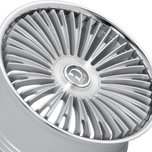 Dolce Luxury Razzo 22x9.5 6x139.7 73.1 Hub 5.96 Offset Glossy Sliver Brush Face Wheel Rim