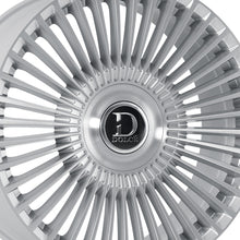Dolce Luxury Trento 24x10 6x139.7 73.1 Hub 6.88 Offset Glossy Sliver Brush Face Wheel Rim