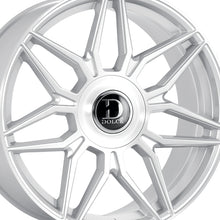 Dolce Luxury Verona 22x9.5 6x139.7 73.1 Hub 6.63 Offset Glossy Sliver Brush Face Wheel Rim