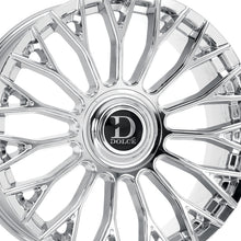 Dolce Luxury Roma 22X9 5X112/120 74.1 Hub 6.18 Offset Chrome Wheel Rim