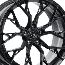 Dolce Performance Aria 20x8.5 5x120 72.56 Hub 5.85 Offset Gloss Black Wheel Rim