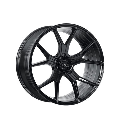 Dolce Performance Element 18x8.5 5x120 72.56 Hub 6.13 Offset Gloss Black Wheel Rim