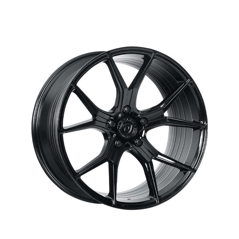 Dolce Performance Element 18x8.5 5x120 72.56 Hub 6.13 Offset Gloss Black Wheel Rim