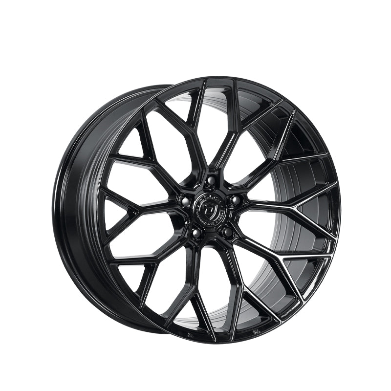 Dolce Performance Pista 20x10 5x114.3 73.1 Hub 7.11 Offset Gloss Black Wheel Rim