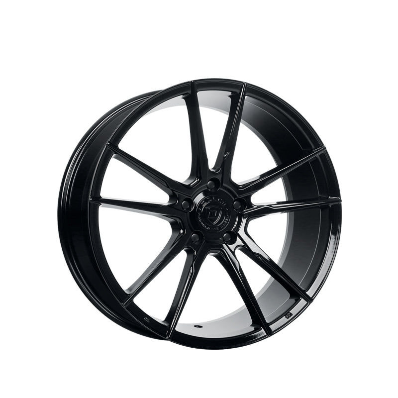 Dolce Performance Vain 20x8.5 5x120 72.56 Hub 5.85 Offset Gloss Black Wheel Rim