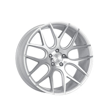 Dolce Performance Monza 20x8.5 5x120 72.56 Hub 5.85 Offset Gloss Silver Machined Face Wheel Rim