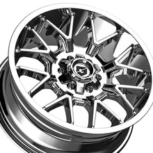 Gear Off Road 768C 20X9 6X135/6X5.50 106.2 Hub 0 Offset Chrome Wheel Rim