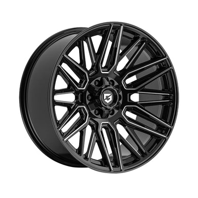 Gear Off Road 770BM 22X12 8X6.50 125.2 Hub -44 Offset Black Wheel Rim