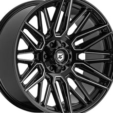 Gear Off Road 770BM 22X12 8X6.50 125.2 Hub -44 Offset Black Wheel Rim