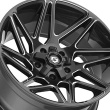 Gear Off Road 777BM 20X10 8X170 125.2 Hub -19 Offset Gloss Black Milled Wheel Rim