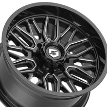 Gear Off Road 775BM 22X10 8X6.50 125.2 Hub -19 Offset Black Wheel Rim