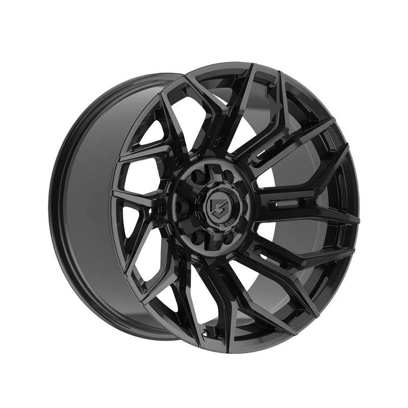 Gear Off Road 776B 20X9 6X135/6X5.50 106.2 Hub +00 Offset Black Wheel Rim