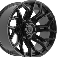 Gear Off Road 776B 20X9 8X6.50 125.2 Hub +18 Offset Black Wheel Rim