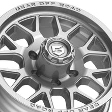 Gear Off Road 763S 16X6 6X5.50 108 Hub +00 Offset Silver Wheel Rim