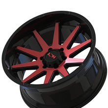 ION 143 20X9 8-170 125.2 Hub 18 Offset Black Wheel Rim