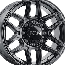 ION 146 20X10 6-139.7 106 Hub -19 Offset Black Wheel Rim