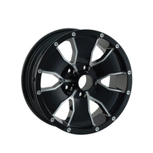 ION 14 14X6 5x114.3 83.82 Hub 0 Offset Black/Machined Face Wheel Rim