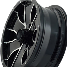 ION 14 15X6 5x114.3 83.82 Hub 0 Offset Black/Machined Face Wheel Rim