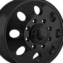 ION 167 17X6.5 8-210 154.2 Hub 125.3 Offset Black Wheel Rim