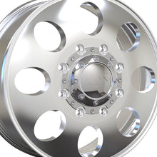 ION 167 17X6.5 8-165.1 130.18 Hub 125.3 Offset Silver Wheel Rim