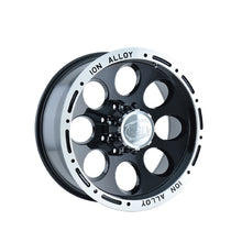ION 174 16X8 5-135 87 Hub -5 Offset Black Wheel Rim