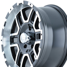ION 179 16X8 8-165.1 130.8 Hub 10 Offset Black Wheel Rim