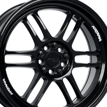 Katana Racing KR02 17X7.5 5X100 73.1 Hub 5.82 Offset Glossy Black Wheel Rim
