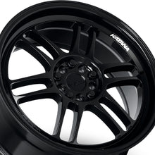 Katana Racing KR02 17X7.5 5X100 73.1 Hub 5.82 Offset Glossy Black Wheel Rim