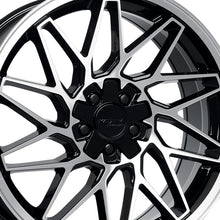 Katana Racing KR09 18X8 5X120 73.1 Hub 6.07 Offset Glossy Black Machined Face Wheel Rim