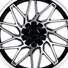 Katana Racing KR09 18X8 5X120 73.1 Hub 6.07 Offset Glossy Black Machined Face Wheel Rim
