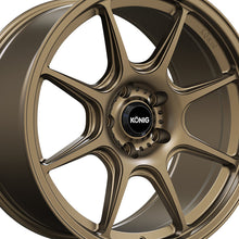 Konig 102BZ Lockout 18X8.5 5X4.50 73.10 Hub +45 Offset Bronze Wheel Rim