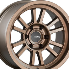 Konig Hyper Trail 17X9 5X5.00 71.5 Hub -12 Offset Bronze Wheel Rim