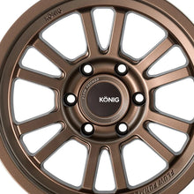 Konig Hyper Trail 17X8.5 6X5.50 106.1 Hub -6 Offset Bronze Wheel Rim