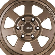 Konig Hyper Trail 17X9 5X5.00 71.5 Hub -12 Offset Bronze Wheel Rim