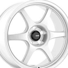 Konig 106GW Hexaform 17X8 5X4.50 73.1 Hub 38 Offset White Wheel Rim