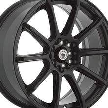 Konig 45B Control 15X6.5 5X100/5X4.50 73 Hub +40 Offset Black Wheel Rim
