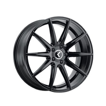 KRAZE COSMOS 18X8 5-114.3 72.62 Hub 40 Offset Black Wheel Rim