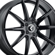 KRAZE COSMOS 20X8.5 5-114.3 72.62 Hub 38 Offset Black Wheel Rim