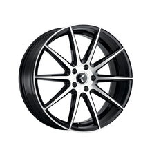 KRAZE COSMOS 20X8.5 5-114.3 72.62 Hub 38 Offset Black Wheel Rim