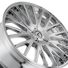 KRAZE DOUBLE DOWN 17X8 5-108/5-114.3 73 Hub 38 Offset Chrome Wheel Rim