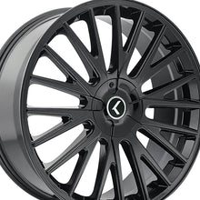 KRAZE DOUBLE DOWN 22X8.5 5-112/5-114.3 73 Hub 38 Offset Black Wheel Rim